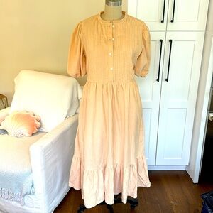 Charleston - Beau & Ro, Annika Dress, blush corduroy